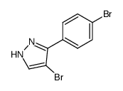 4-Bromo-3-(4-bromo-phenyl)-1H-pyrazole Structure