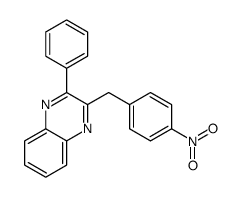 2-[(4-nitrophenyl)methyl]-3-phenylquinoxaline Structure