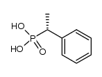 (R)-(1-phenylethyl)phosphonic acid结构式