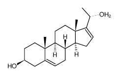 5,16-dienpregnane-3,20-diol Structure