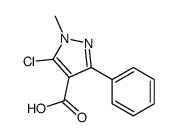 5-CHLORO-1-METHYL-3-PHENYL-1H-PYRAZOLE-4-CARBOXYLIC ACID图片