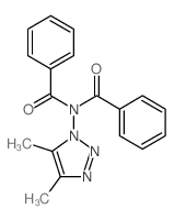 Dibenzamide, N- (4,5-dimethyl-1H-1,2,3-triazol-1-yl)- Structure