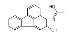 N-(2-hydroxyfluoranthen-3-yl)acetamide结构式