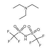 Et3NH(1+)*Tf2N(1-)结构式