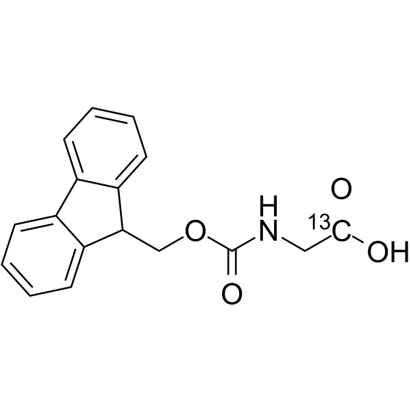 Fmoc-Gly-OH-1-13C Structure