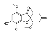 6-demethylgriseofulvin Structure