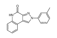 2-m-Tolyl-2,5-dihydro-pyrazolo[3,4-c]quinolin-4-one Structure