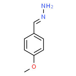 Benzaldehyde, 4-methoxy-, hydrazone, [C(E)]- (9CI)结构式