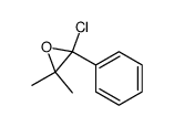 2-chloro-3,3-dimethyl-2-phenyloxirane Structure