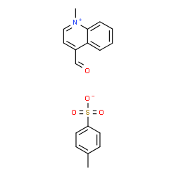 QUINOLINIUM,4-FORMYL-1-METHYL-,SALTWITH4-METHYLBENZENESULFONICACID(1:1)结构式