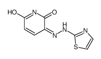 3-(1,3-thiazol-2-ylhydrazinylidene)pyridine-2,6-dione Structure