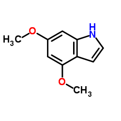 4,6-二甲氧基吲哚结构式