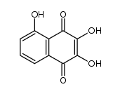 2,3,5-Trihydroxynaphthochinon Structure