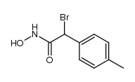 2-bromo-N-hydroxy-2-(p-tolyl)acetamide结构式