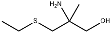 2-氨基-3-(乙基硫代)-2-甲基丙醇结构式