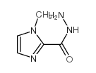 1-甲基-1H-咪唑-2-碳酰肼结构式