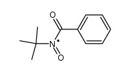 benzoyl tert-butyl nitroxide radical Structure