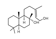 (5S,8R,9R,10S)-(+)-(13E)-labd-13-ene-8,15-diol Structure