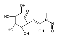 1-methyl-1-nitroso-3-[(2R,3R,4R,5R)-3,4,5,6-tetrahydroxy-1-oxohexan-2-yl]urea结构式