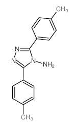 3,5-bis(4-methylphenyl)-1,2,4-triazol-4-amine Structure