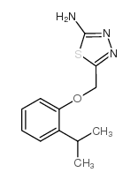 5-[(2-propan-2-ylphenoxy)methyl]-1,3,4-thiadiazol-2-amine picture