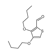 3,4-dibutoxythiophene-2-carbaldehyde Structure