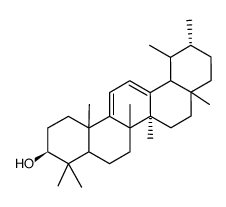 3β-Hydroxyursan-9(11),12-diene Structure