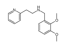 N-[(2,3-dimethoxyphenyl)methyl]-2-pyridin-2-ylethanamine Structure