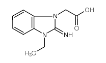 (3-乙基-2-亚氨基-2,3-二氢苯并咪唑-1-基)-乙酸结构式