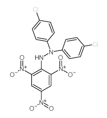 Hydrazinyl,2,2-bis(4-chlorophenyl)-1-(2,4,6-trinitrophenyl)- picture