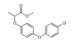 methyl 2-[4-(4-chlorophenoxy)phenoxy]propanoate结构式