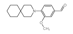 4-(3-azaspiro[5.5]undec-3-yl)-3-methoxy-benzaldehyde结构式