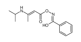 benzamido (E)-3-(propan-2-ylamino)but-2-enoate结构式