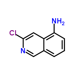 3-氯-5-氨基异喹啉结构式