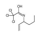 2,2,2-trichloro-N-hex-1-en-3-ylacetamide Structure