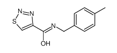 1,2,3-Thiadiazole-4-carboxamide,N-[(4-methylphenyl)methyl]-(9CI) picture