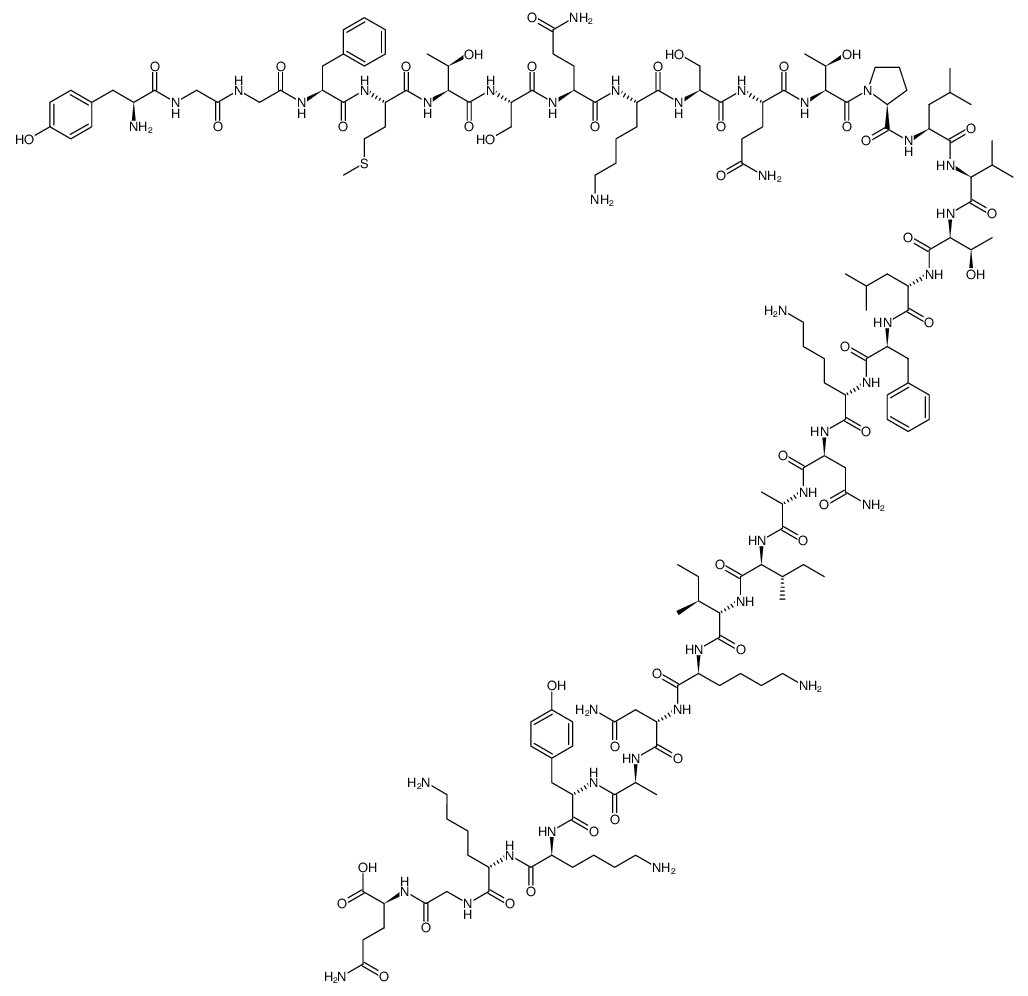 β-endorphin结构式