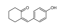 2-[(4-hydroxyphenyl)methylidene]cyclohexan-1-one结构式