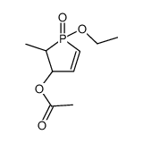 3-acetoxy-1-ethoxy-2-methyl-2,3-dihydro-1H-phosphole 1-oxide Structure