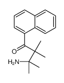 3-amino-2,2,3-trimethyl-1-naphthalen-1-ylbutan-1-one Structure