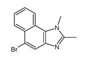 5-bromo-1,2-dimethylbenzo[e]benzimidazole结构式