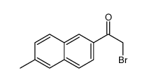 2-bromo-1-(6-methylnaphthalen-2-yl)ethanone Structure