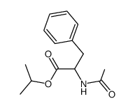 isopropyl N-acetyl-phenylalaninate Structure