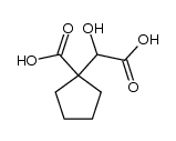 (1-carboxy-cyclopentyl)-hydroxy-acetic acid Structure