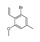 1-bromo-2-ethenyl-3-methoxy-5-methylbenzene Structure