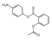 (4-aminophenyl) 2-acetyloxybenzoate结构式