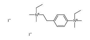 ethyl-[4-[2-[ethyl(dimethyl)azaniumyl]ethyl]phenyl]-dimethylazanium,diiodide结构式