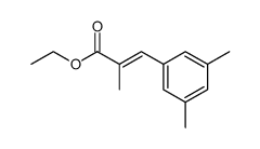 3-(3,5-Dimethylphenyl)-2-methyl-2-propensaeureethylester结构式