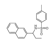 4-methyl-N-(1-naphthalen-2-ylpropyl)benzenesulfonamide结构式