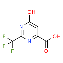 6-HYDROXY-2-(TRIFLUOROMETHYL)PYRIMIDINE-4-CARBOXYLIC ACID structure